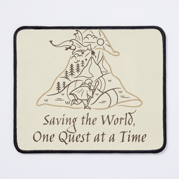 Item preview, Saving the World, One Quest at a Time - Epic designed and sold by Circle-Cats.