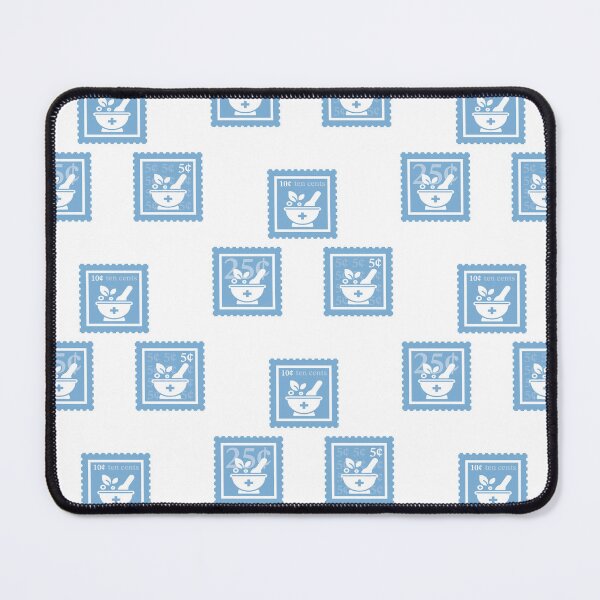 Item preview, Pharmacy | Light Blue & White Stamps | College Pharmaceutical Sales Major | Medicine Technician Graduate School Class | Medical Pharmacist Job | University Degree Minor | StampHeed 001 designed and sold by StampHeed.