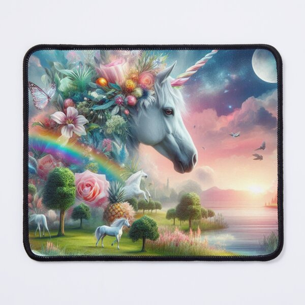 Item preview, Enchanted Unicorn Paradise designed and sold by ZenOfAIarts.