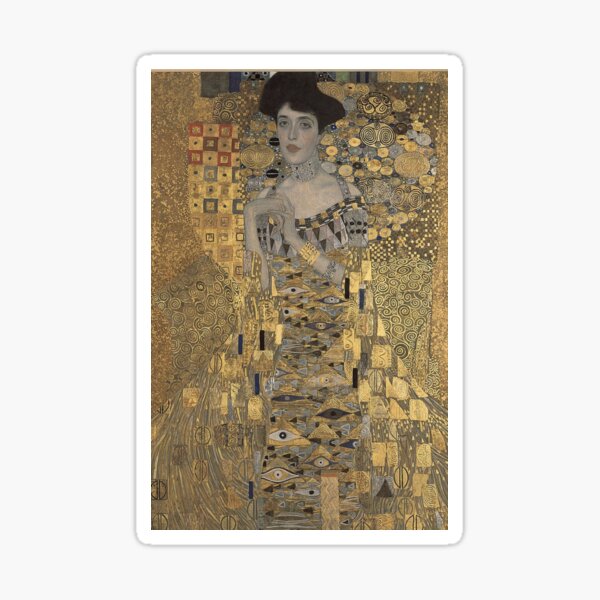 Vienna's Golden Lady by Klimt Sticker