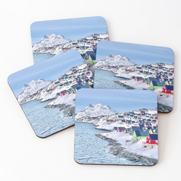 Item preview, Colorful Houses Of Ilulissat Greenland designed and sold by GraTEEtude.