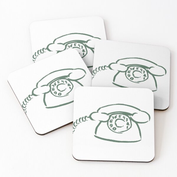 Item preview, Khaki Green Rotary Phone designed and sold by MagentaTwilight.