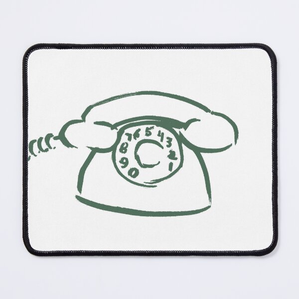 Item preview, Khaki Green Rotary Phone designed and sold by MagentaTwilight.