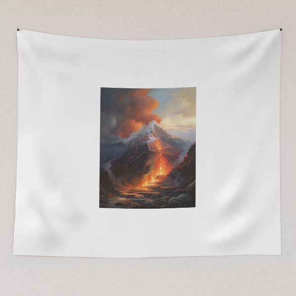 Item preview, Burning mountain designed and sold by Asif  Ullah.