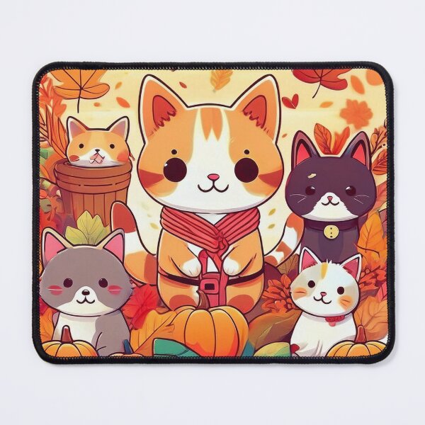 Item preview, “Autumn Kitties: A Cozy Fall Gathering” designed and sold by EidansEmpire.