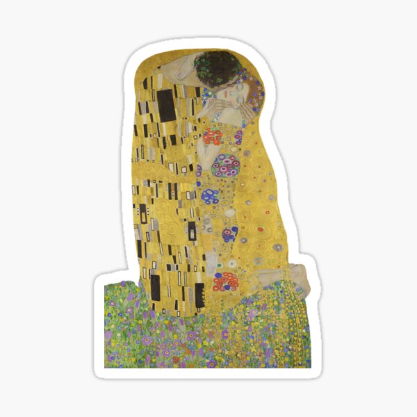 Vienna’s Embrace of Love by Klimt Sticker