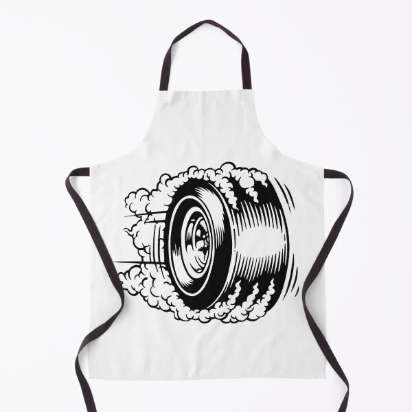 Item preview, Smokin' burnout vintage drag racing slick  designed and sold by retropetrol.