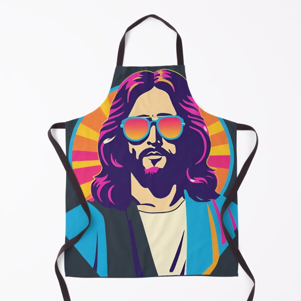 Item preview, Heavenly Cool Jesus with Retro Sunglasses Pop Art T-Shirt D22 designed and sold by pixelandcrafted.
