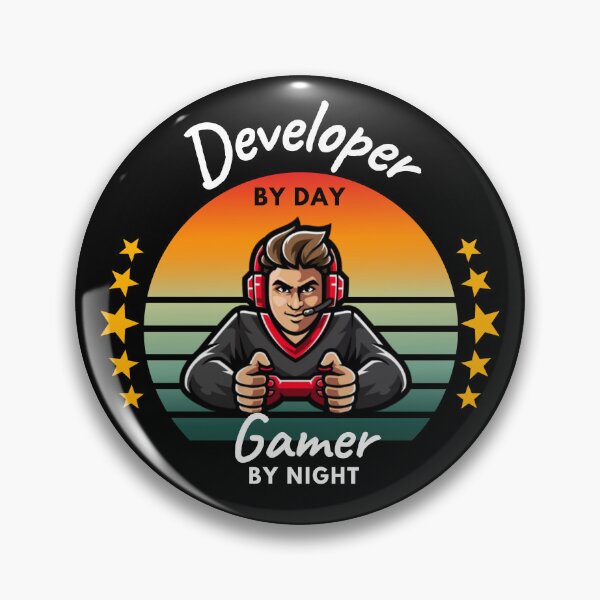 Item preview, Developer by Day Gamer by Night designed and sold by Redstrawberry13.