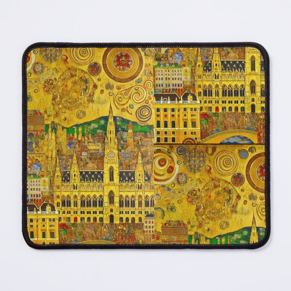 Item preview, Vienna’s Golden Cityscape, Inspired by Klimt designed and sold by AustriabyPublic.