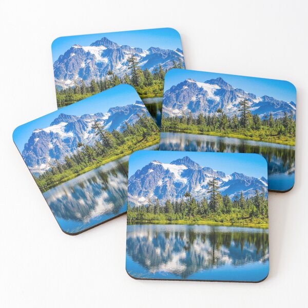 Item preview, Mount Shuksan Reflected in Picture Lake designed and sold by KMNscapes – Ireland Prints & Beyond.