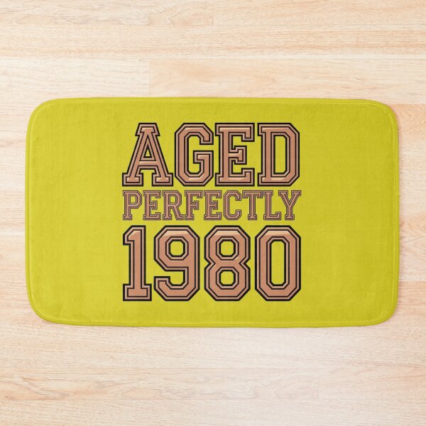 Item preview, Aged Perfectly 1980 Slogan designed and sold by HG-Creation-Design.
