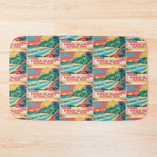 Item preview, Virgin Islands National Park Postcard Vintage Retro Travel designed and sold by TravelPostcardGems.