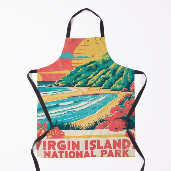Item preview, Virgin Islands National Park Postcard Vintage Retro Travel designed and sold by TravelPostcardGems.