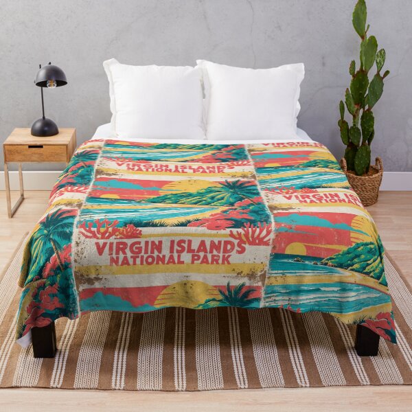 Item preview, Virgin Islands National Park Postcard Vintage Retro Travel designed and sold by TravelPostcardGems.