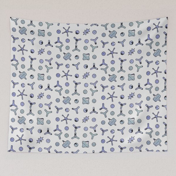 Item preview, Shapes In Blue Tones designed and sold by ThreeftlyPicks.