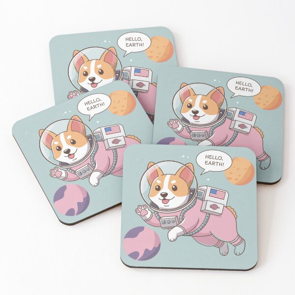 Item preview, Astronaut Corgi Dog  designed and sold by FlawlessDraft.