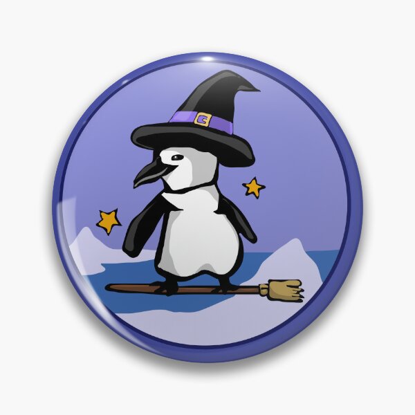Item preview, Chinstrap Penguin Witch designed and sold by elledeegee.