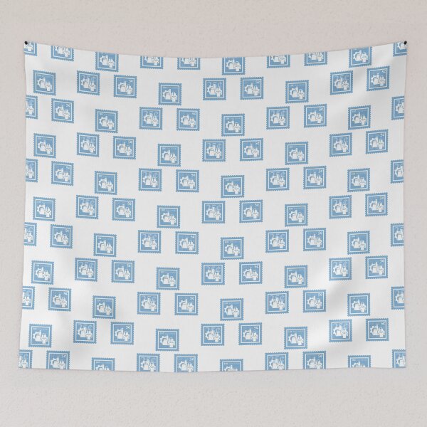 Item preview, Textile Engineering | Light Blue & White Stamps | College Manufacturing Major | Design Management Graduate School Class | Fiber Fabric Engineer Job | University Degree Minor | StampHeed 001 designed and sold by StampHeed.