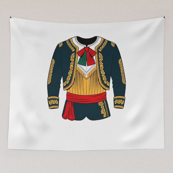 Item preview, Mariachi Charro Mexican Costume For Dia de los Muertos designed and sold by BASKF.