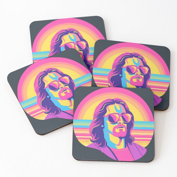 Item preview, Heavenly Cool Jesus with Retro Sunglasses Pop Art T-Shirt D23 designed and sold by pixelandcrafted.