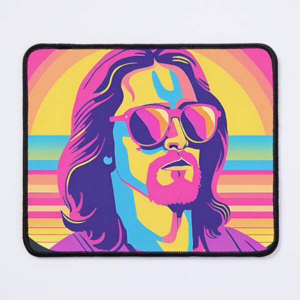 Item preview, Heavenly Cool Jesus with Retro Sunglasses Pop Art T-Shirt D23 designed and sold by pixelandcrafted.