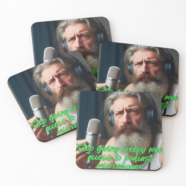 Item preview, Men with microphones designed and sold by Kunst-in-Szene.