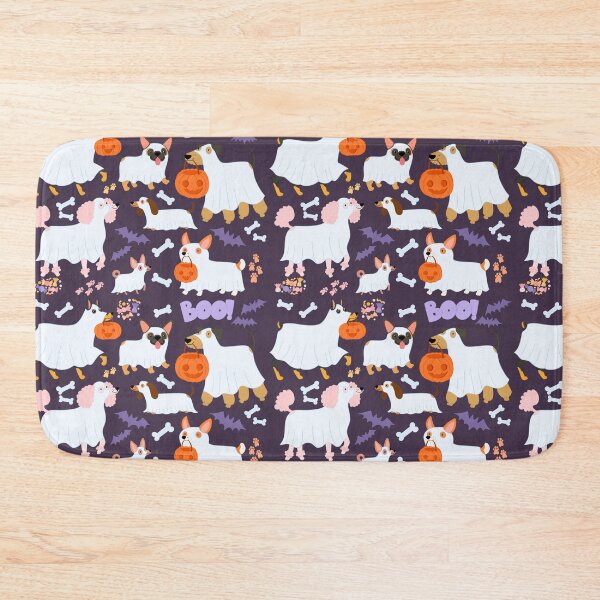 Item preview, Halloween dogs in ghost costumes  designed and sold by MariaPencilArt.