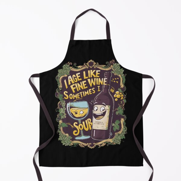 Artikelvorschau, Ich altere wie guter Wein...Manchmal werde ich sauer entworfen und verkauft von WineandWear.