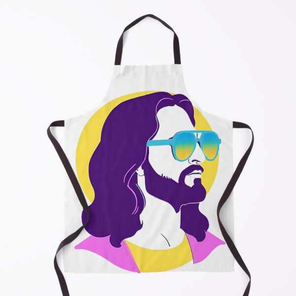 Item preview, Heavenly Cool Jesus with Retro Sunglasses Pop Art T-Shirt D24 designed and sold by pixelandcrafted.
