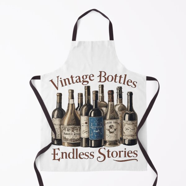Artikelvorschau, Vintage-Flaschen Endlose Geschichten entworfen und verkauft von WineandWear.