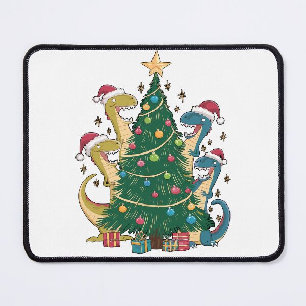 Item preview, Dinosaur Tree Happy Christmas designed and sold by MrDesing10 ⭐⭐⭐⭐⭐.