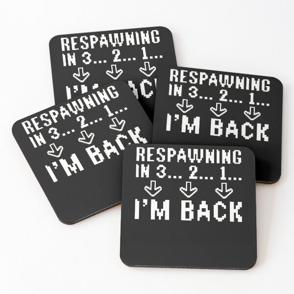 Item preview, Gamer Respawning in 3, 2, 1... I'm Back Retro Game designed and sold by PrintCrafting.