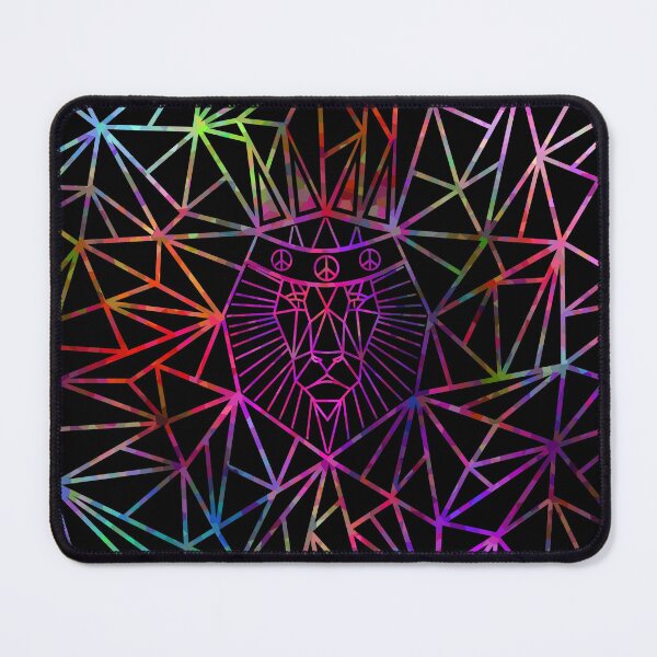 Item preview, Colorful Lion Face - Geometric Lion designed and sold by Sartoris Art.