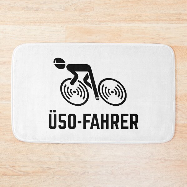Item preview, Ü50-Rider (Road Cyclist / Racing Bike / Bicycle / Black) designed and sold by MrFaulbaum.