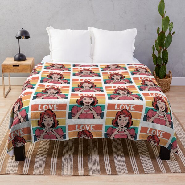 Item preview, Retro Vintage Woman - Love designed and sold by Rhu Creations.