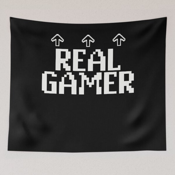 Item preview, Real Gamer Funny Gaming Lover Gift designed and sold by PrintCrafting.
