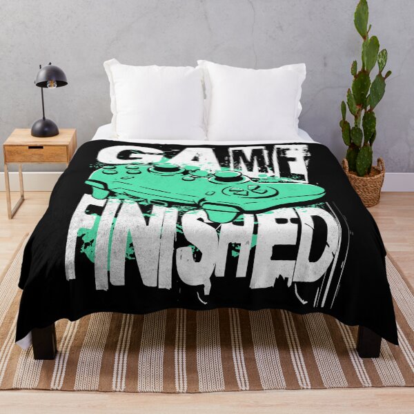 Item preview, Game Finished Funny Video Gaming designed and sold by PrintCrafting.
