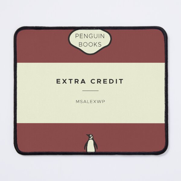 Item preview, Extra Credit by MsAlexWP - Penguin Books designed and sold by Olivia Wrisinger.