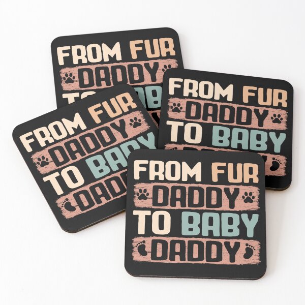 Item preview, From Fur Daddy To Baby Daddy Funny Dog Dad Fathers Pregnancy Announcement Gifts  designed and sold by alenaz.