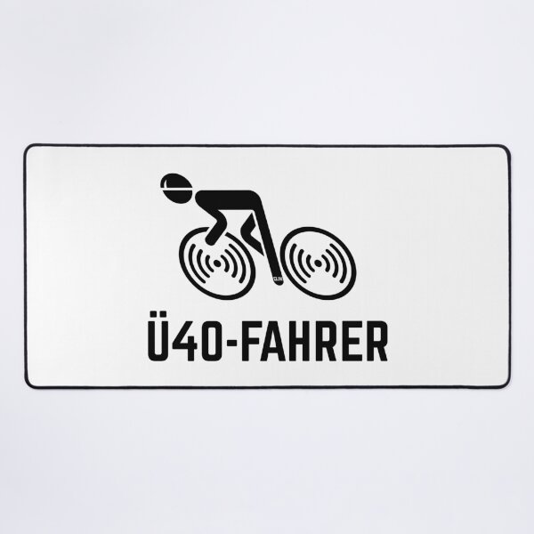 Item preview, Over 40 riders (racing cyclist / racing bike / bicycle / black) designed and sold by MrFaulbaum.