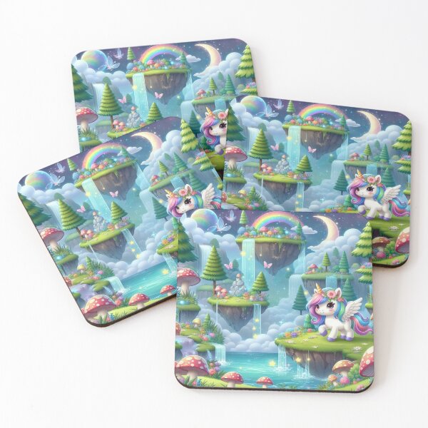 Item preview, Enchanted Unicorn Paradise designed and sold by ZenOfAIarts.