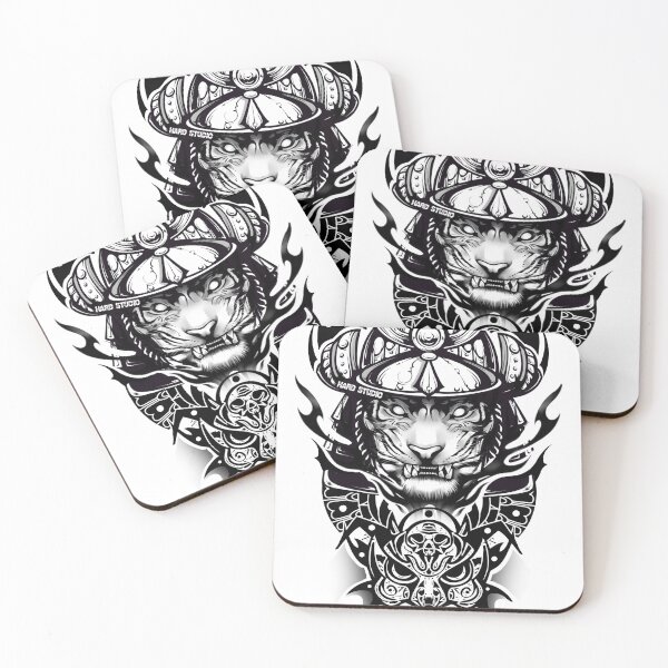 Item preview, Tiger samurai designed and sold by hardstudio650.