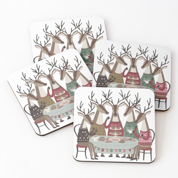 Item preview, Reindeer Tea Party: Christmas Cup of Cheer designed and sold by XquisiteFashion.