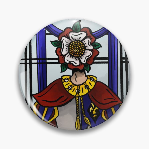 Artikelvorschau, Buntglasfenster mit Tudor-Gesicht entworfen und verkauft von TheDoodlemancer.
