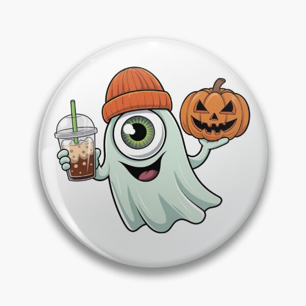 Item preview, green acid ghost pumpkin designed and sold by bukajart.