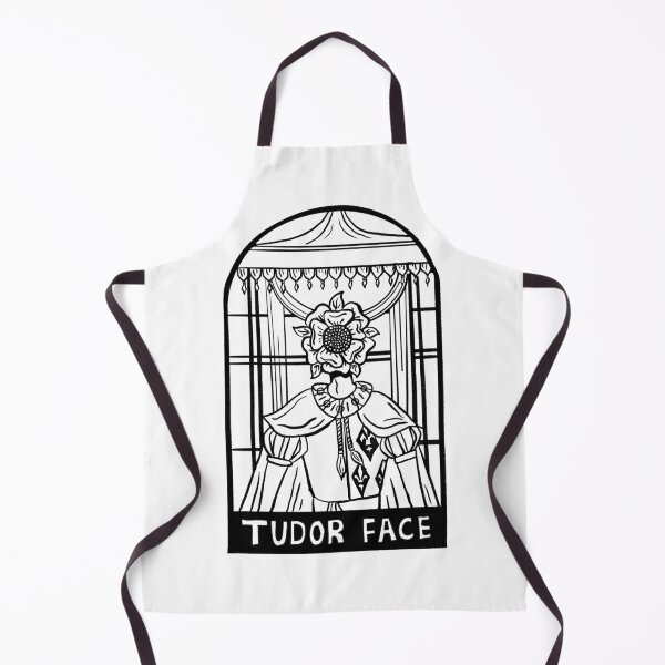 Item preview, Tudor face stained glass window black line designed and sold by TheDoodlemancer.