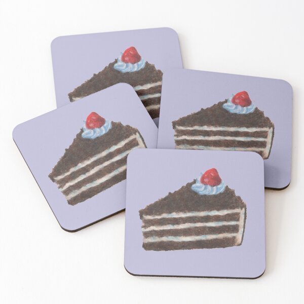 Item preview, Black Forest Cake in Oil Pastels designed and sold by euniza.