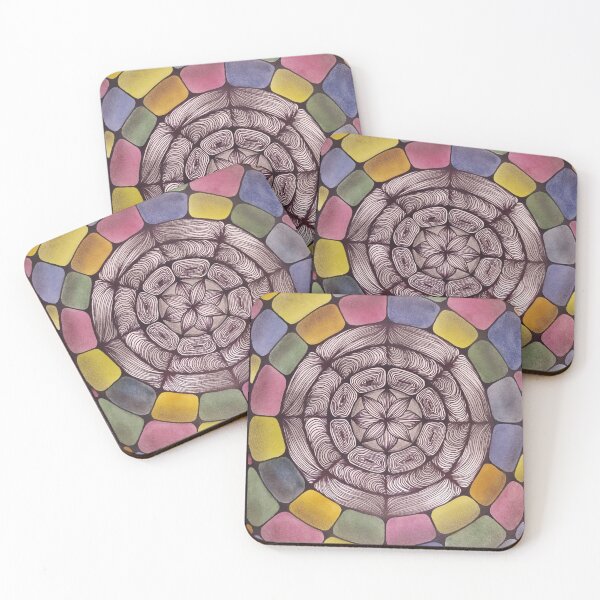 Item preview, Punk Zentangle abstract mandala designed and sold by Morena Verbena.