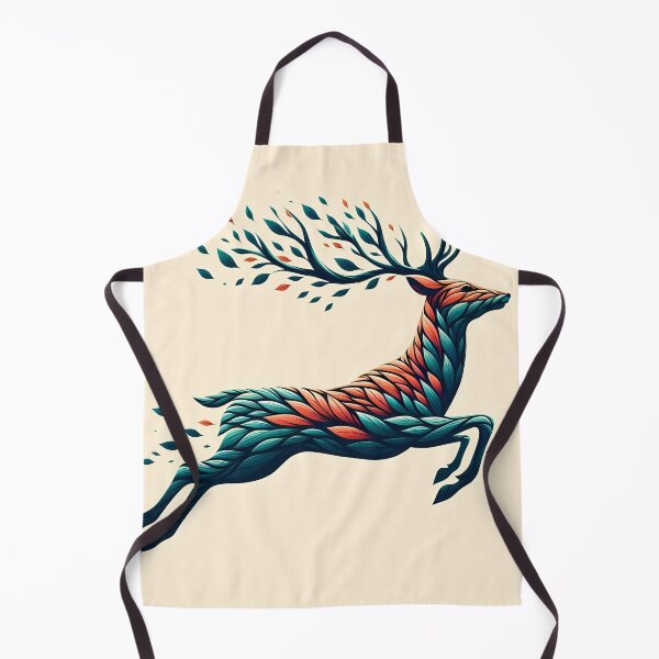 Item preview, Deer Made of Leaves, Ai Generated Art  designed and sold by ACC .